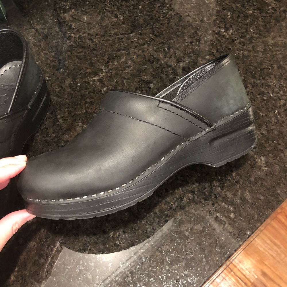 Dansko Black clogs size 8